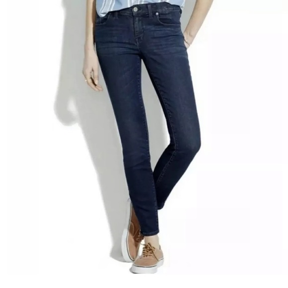 Madewell Dark Wash "Skinny Skinny" Jeans - Picture 1 of 7